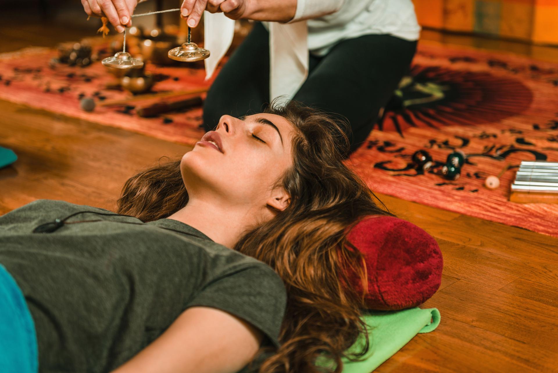 Tibetan bells in sound therapy